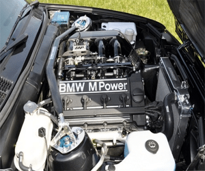 BMW M Power Engine With Radiator